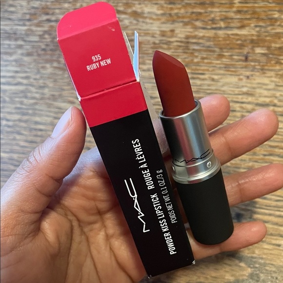 MAC Cosmetics Powder Kiss Lipstick - Ruby New Red - Picture 2 of 2